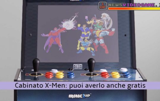 Cabinato X-Men Arcade1Up newsvideogame 20230720