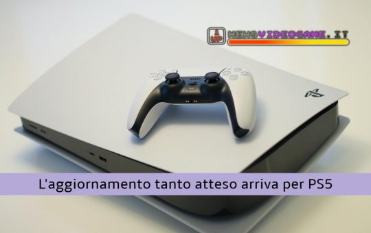 PS5 Aggiornamento